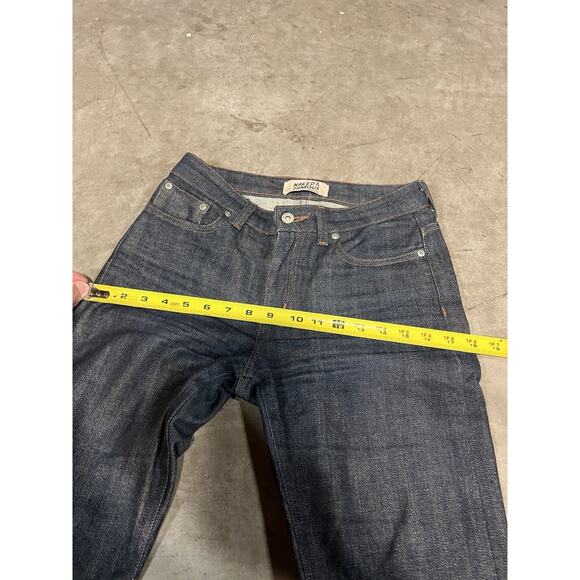 Naked And Famous Mens Selvedge Blue Jeans 28 X 28 Zip Fly - Picture 9 of 13